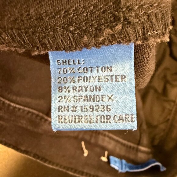 J. McLaughlin Rainey High Rise Jeans Stretch Ankle Split Front Hem Sz 10 Preppy - Picture 7 of 11